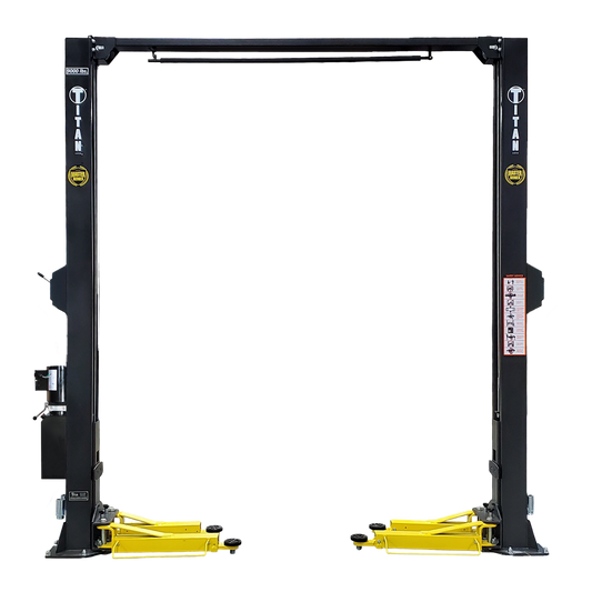 Titan Master Series 9000 lb. Clearfloor 2 Post Lift