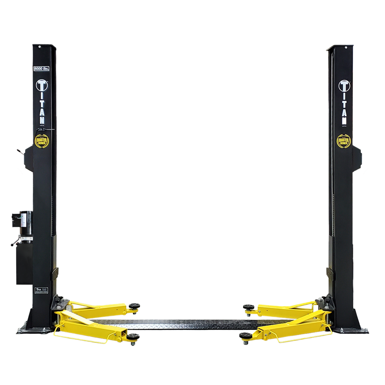 Titan Master Series 9000 lb. Floorplate 2 Post Lift