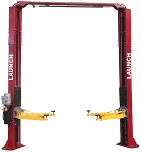 Launch 9K Asymmetric/Symmetric 2 Post Clearfloor Lift